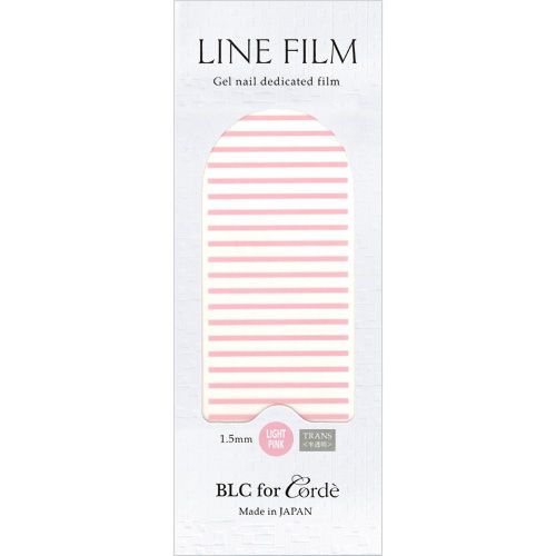ラインフィルム(TRANS/透明) ライトピンク 1.5mm【お取り寄せ】【ゆうパケット】