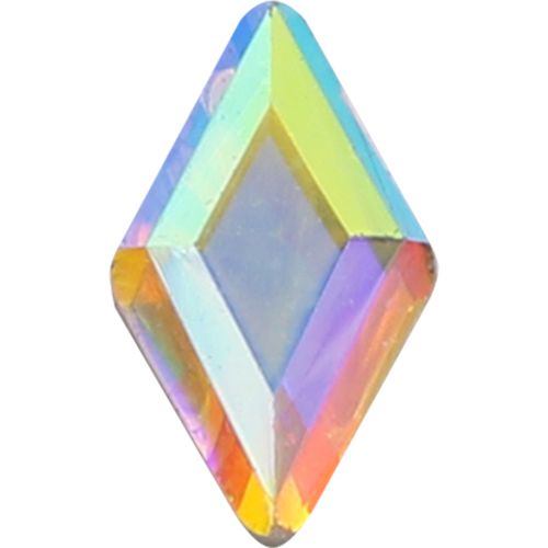 ♪ガラスストーン ランバス オーロラ 5個 3x5(mm)【ゆうパケット】