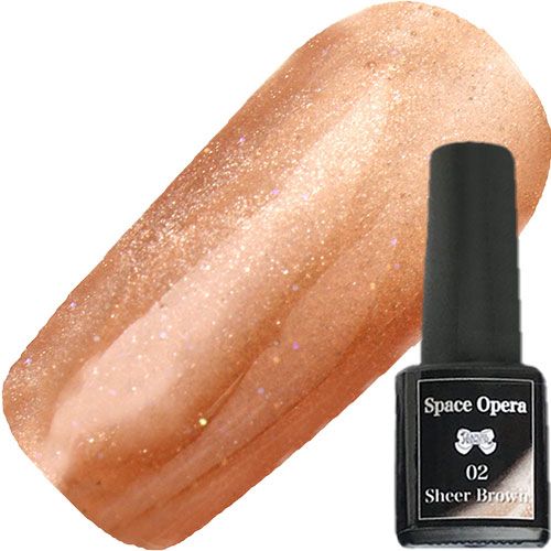 ♪【スペースオペラ】カラージェル5g 02 シアーブラウン【お取り寄せ】
