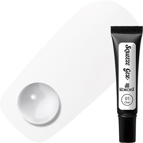 ♪Squeeze Gel(スクイーズジェル)10g 01 Clear【ゆうパケット】