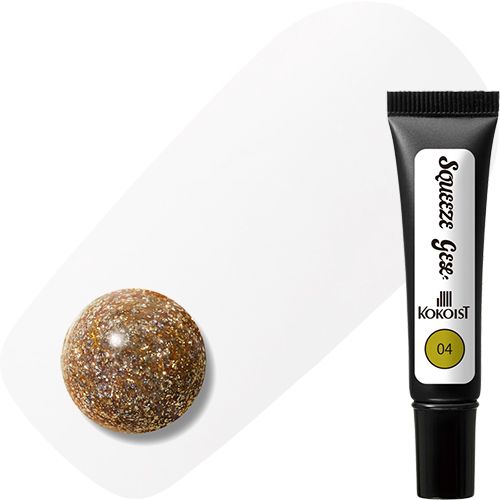 ♪Squeeze Gel(スクイーズジェル)10g 04 Gold【お取り寄せ】【ゆうパケット】