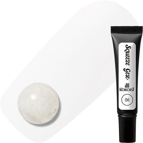 ♪Squeeze Gel(スクイーズジェル)10g 06 Snow Flakes【お取り寄せ】【ゆうパケット】