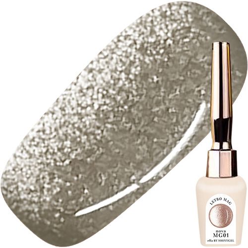 ♪【nova/レトロマグコレクション】カラージェル5g MG02 シルバー