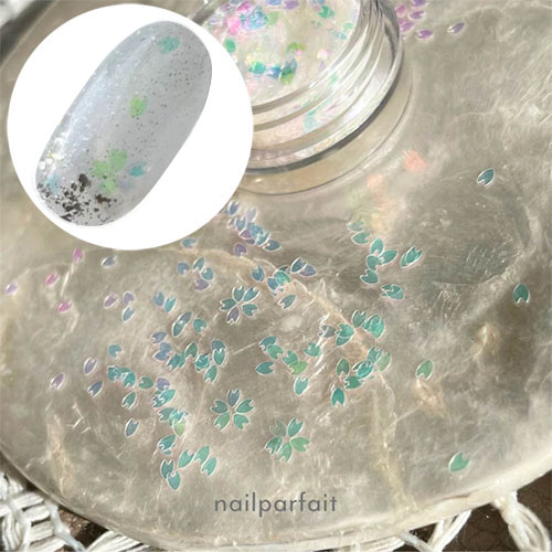 mini桜ホログラム 風花桜【ゆうパケット】