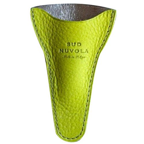 本革ニッパーケース JUN(ピスタチオ型押しxシルバー)【ゆうパケット】