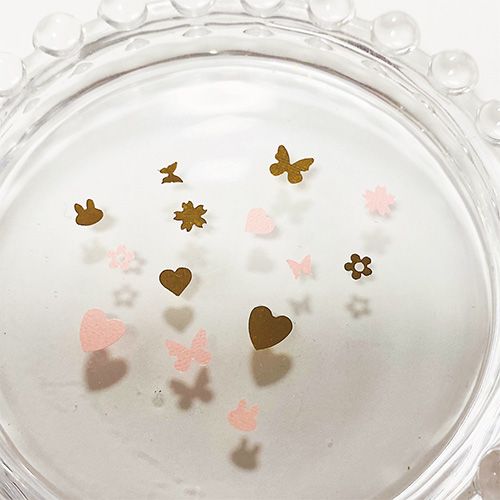 HOLOGRAMキュートシックス モスピンク&ゴールド【お取り寄せ】【ゆうパケット】