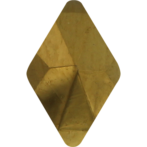 ガラスストーン ランバス メタリックゴールド 5個 5×8(mm)【お取り寄せ】【ネコポス】
