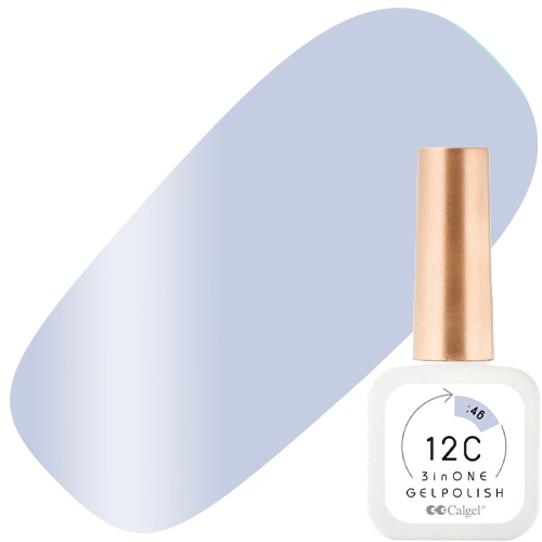 ♪カルジェル 12C ノンワイプ スリーインワン ジェルポリッシュ8ml 46 ラベンダーシャワー ツチノト