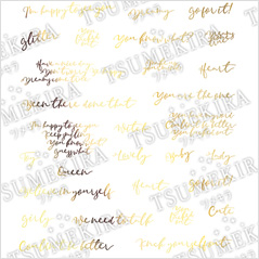 【金銀】【冨田絹代プロデュース3】Inspirationmessage gold/インスピレーションメッセージ ゴールド【お取り寄せ】【ネコポス】