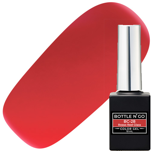 ♪ボトルンゴー10ml BC-28 Rosso Red Glass【お取り寄せ】