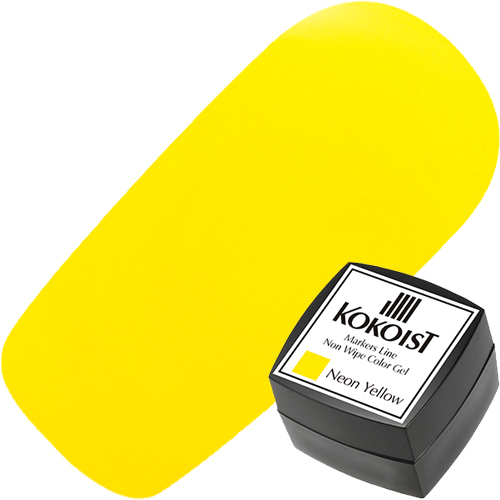 ♪マーカーズライン ノンワイプカラージェル2.5g ML-08 Thick Neon Yellow【お取り寄せ】【ネコポス】