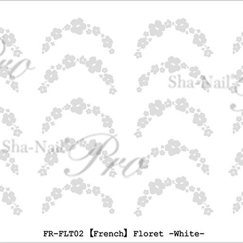 ■【plus/French】Floret -White-/フローレット ホワイト【ネコポス】