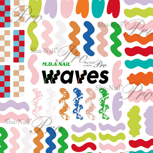 ■[クリアランス]【M.D.A NAiL Mayu先生コラボ商品】waves/ウェーブス【ネコポス】