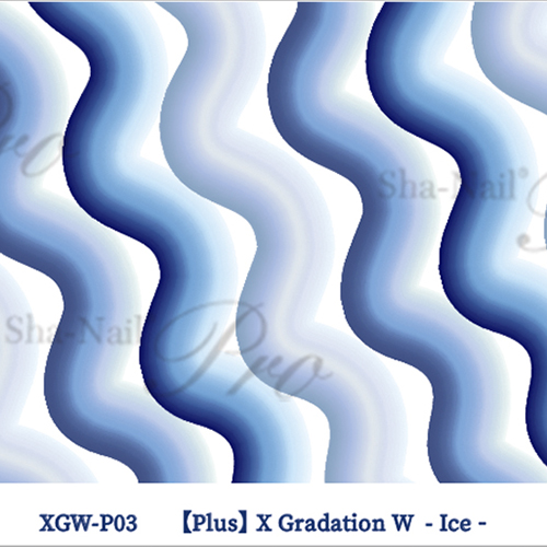 ■[クリアランス]【plus】X Gradation W -Ice-/エックスグラデーション ダブリュー アイス【ネコポス】