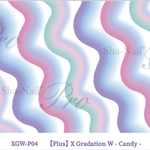 ■[クリアランス]【plus】X Gradation W -Candy-/エックスグラデーション ダブリュー キャンディ【ネコポス】