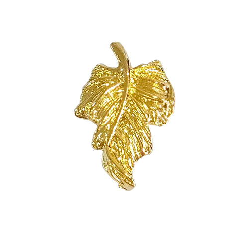■[OUTLET]【Kirally/YUKA先生セレクト】Vintage leaf(ヴィンテージリーフ)5個 ゴールド【ネコポス】[OUTLETアートまとめ買い対象]