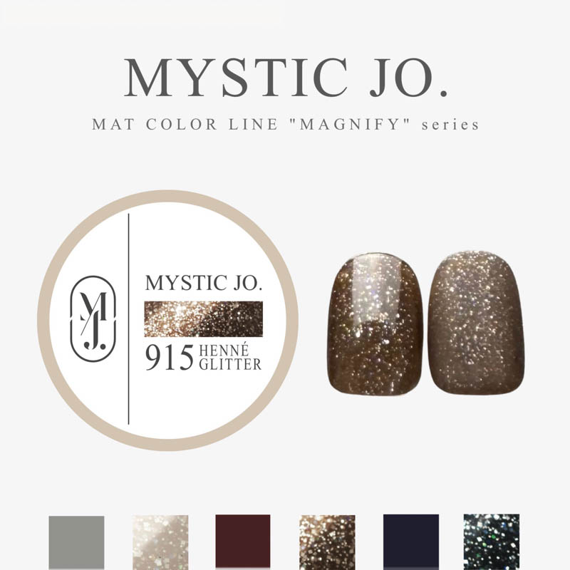 【MAGNIFY】ミスティックジェル2.5g 915 HENNE GLITTER エネグリッター【ゆうパケット】